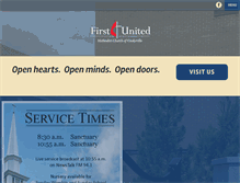 Tablet Screenshot of cookevillefumc.org